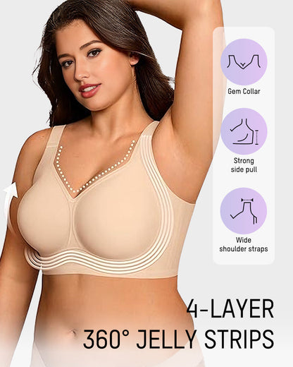 BOGO🔥Comfortable Wireless Full Coverage Jelly Smoothing Bra3.0