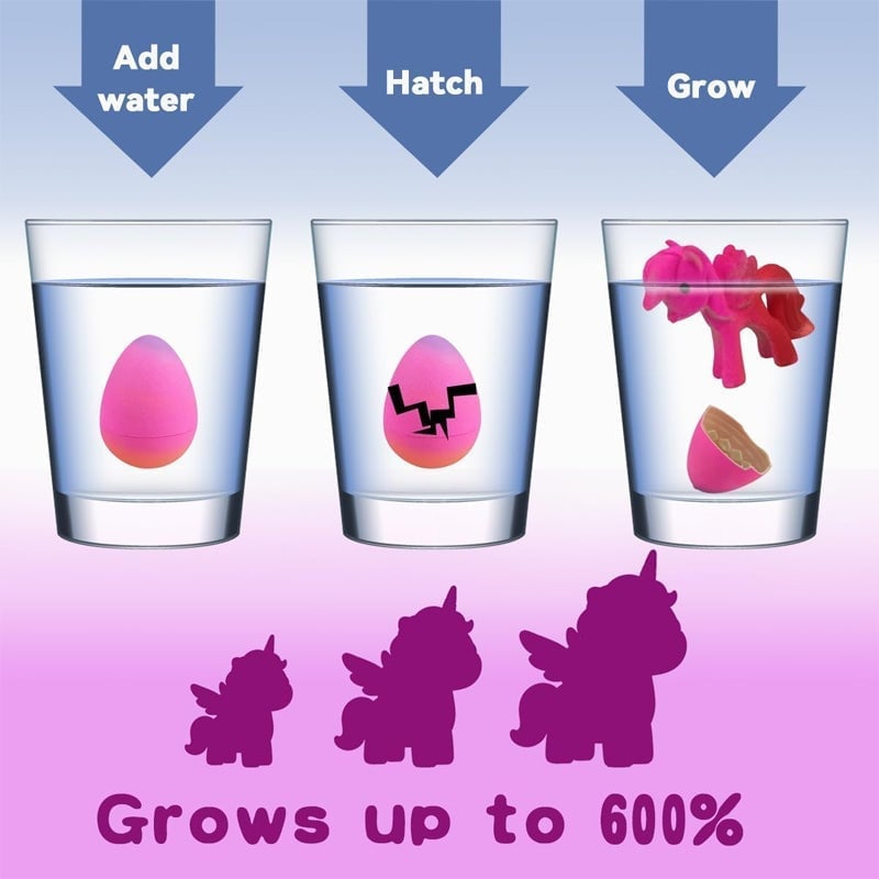 🦄 Magical Hatching Unicorn Eggs (6-Pack)